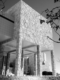 Low angle view of building against sky