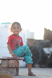 Portrait of a smiling girl