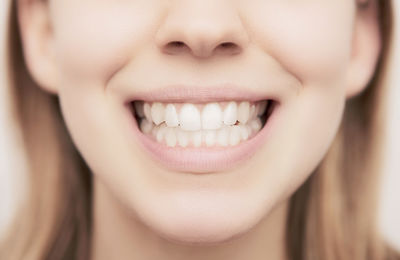 Close-up of smiling woman