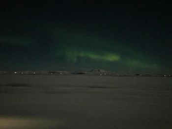 Scenic view of sky at night