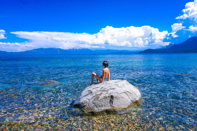 Relaxing on a summer day