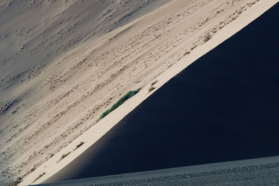 Close-up of sand at beach