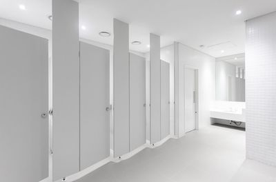 Interior of restrooms at national museum of modern and contemporary art