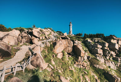 Dai lanh lighthouse, khanh hoa, vietnam