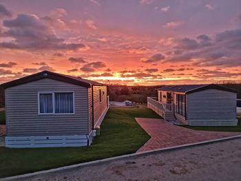 Caravan park sunrise