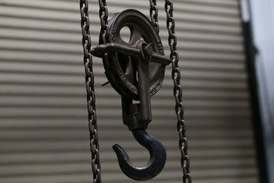 Close-up of chain