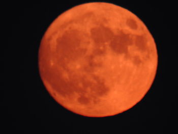 Close-up of moon at night