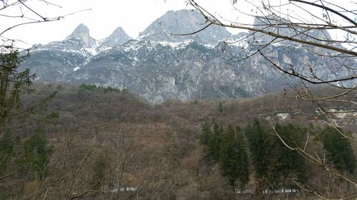 Scenic view of mountains