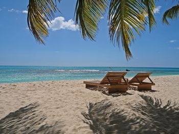 Sunny day at saona beach, saona island - republica dominicana