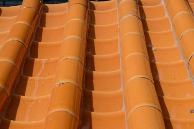 Full frame shot of roof tiles