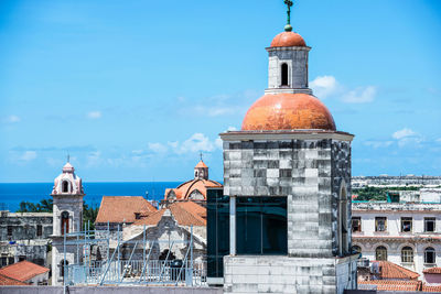 Havana building on main street in cuba