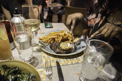 View of food in restaurant