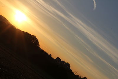 Scenic view of sky during sunset