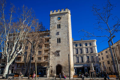 Low angle view of building against sky