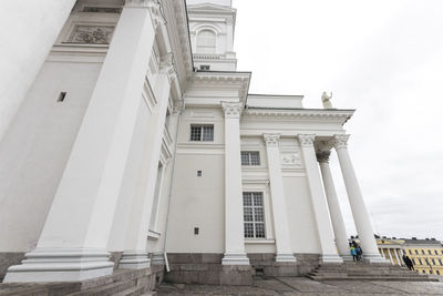 Low angle view of building against sky