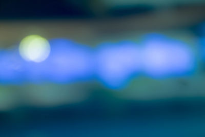 Defocused image of illuminated lights