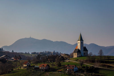Idyllic village in slovenia