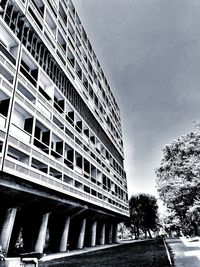 Low angle view of building against sky