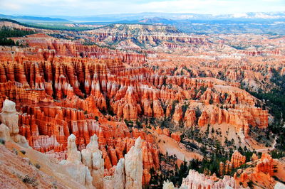 Scenic view of mountain range