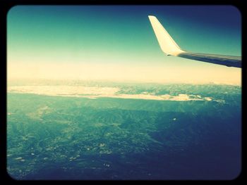 Aerial view of landscape