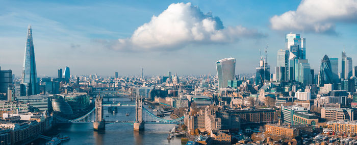 Cityscape against sky