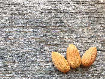 High angle view of vegetables on table