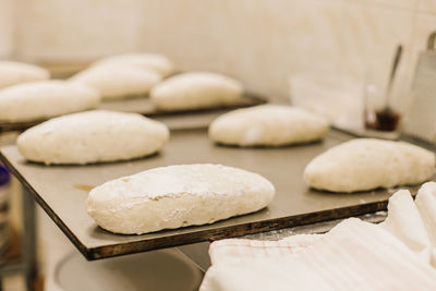 Close-up of cookies on table