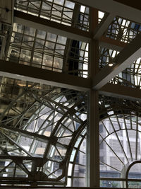 Low angle view of modern office building