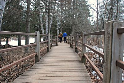 View of footbridge