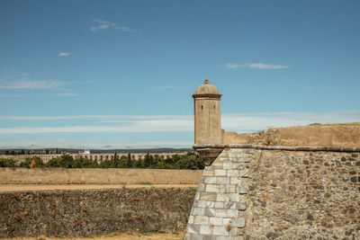 View of wall against sky