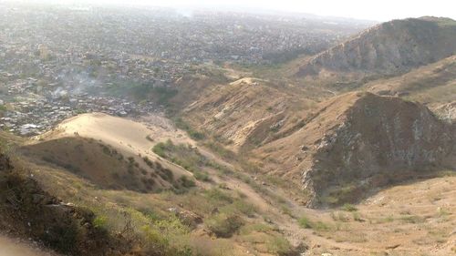 Aerial view of landscape