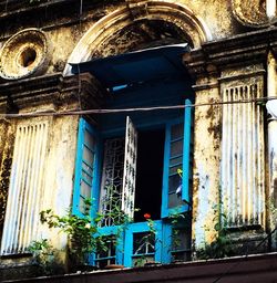 Low angle view of old building