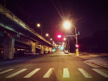 Road at night