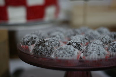 Close-up of food on table at market stall