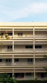 Low angle view of building against sky