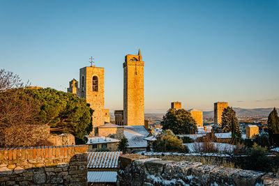 San gimignano seen from the highest vantage point in the city