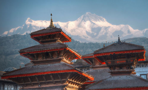 Temple against sky