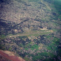 Aerial view of landscape