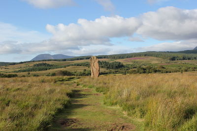 Scenic view of landscape against sky