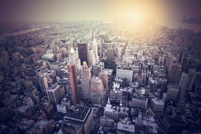 Aerial view of cityscape