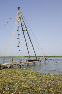 Boats in sea