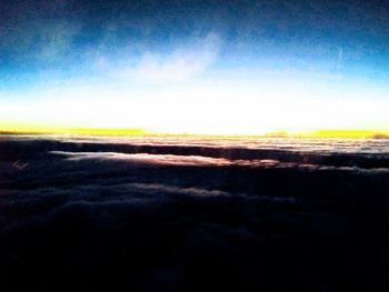 Scenic view of cloudscape during sunset