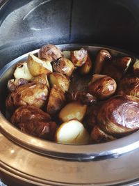 Close-up of food in plate