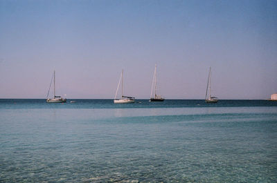 Scenic view of seascape against sky