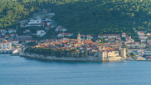 View of city at waterfront