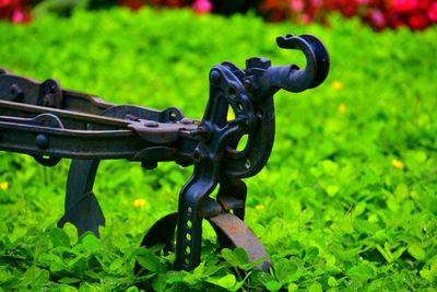 Close-up of rusty metal