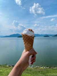 Ice cream in summer