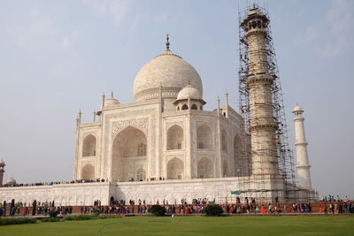 Taj mahal, crown of palaces in agra, uttar pradesh, india