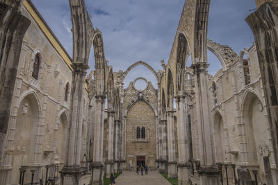 Panoramic view of historic building against sky