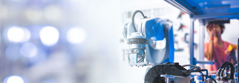 Man working in machine